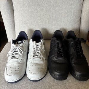 Two pairs of Nike Air Jordan shoes included with purchase.